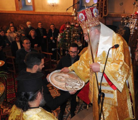 Ο εορτασμός του Πολιούχου Βλαχέρνας στο Ναό Αγίου Αθανασίου (εικόνες)