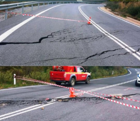 Ρωγματώσεις παρουσιάζουν σπίτια στο Δερβένι Αρκαδίας, λόγω της καθίζησης του εδάφους