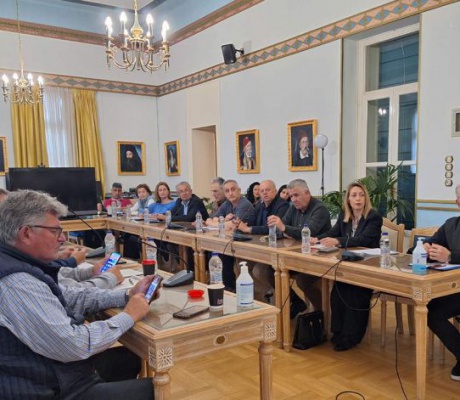 Ο Αντιδήμαρχος Πολιτικής Προστασίας Γορτυνίας Δημήτρης Καζάς στη συνεδρίαση του (ΣΟΠΠ) της Περιφέρειας Πελοποννήσου