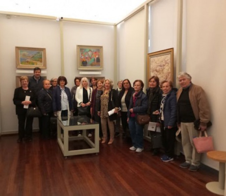 Μέλη του ΚΑΠΗ Τρίπολης επισκέφθηκαν τη Δημοτική Πινακοθήκη (εικόνες)