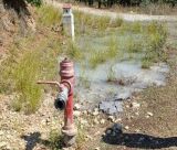 Βλάβη στο δίκτυο ύδρευσης στο Ρούτσι Μεγαλόπολης (vd)