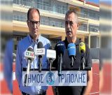 Έργα στο 1ο Γυμνάσιο – Λύκειο και στο 1ο Δημοτικό Σχολείο Τρίπολης επισκέφθηκαν Τζιούμης και Κατσίπος (εικόνες - βίντεο)