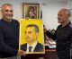 Το πορτραίτο του Κώστα Τζιούμη φιλοτέχνησε ο Γιάννης Κούρος