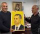 Το πορτραίτο του Κώστα Τζιούμη φιλοτέχνησε ο Γιάννης Κούρος