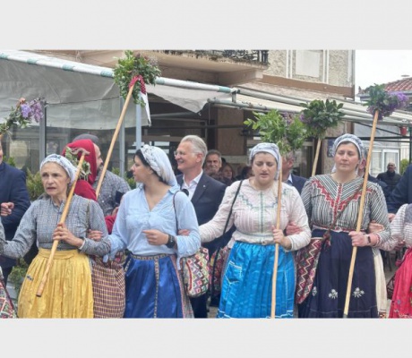 Στη Νεστάνη για τον εορτασμό του Αγίου Γεωργίου ο Περιφερειάρχης Δημήτρης Πτωχός (εικόνες)