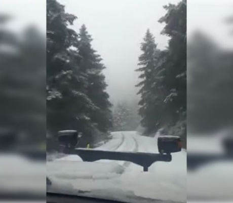 Χειμωνιάτικο σκηνικό στην καρδιά της άνοιξης: Στα λευκά η Αρκαδία ... ξανά! (εικόνες)