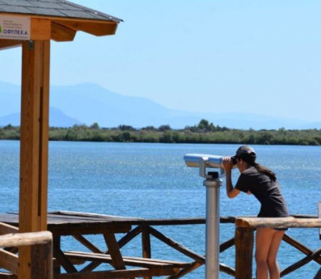 Ξύλινα παρατηρητήρια, κιάλια μακρινής θέασης και νέα παγκάκια στη λιμνοθάσσα Μουστού (εικόνες)