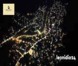 Το Λεωνίδιο φωτισμένο τη νύχτα από drone! (vd)