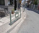Βάφτηκαν τα κάγκελα στις οδούς "Γρηγορίου Ε'" και "Κύπρου" (εικόνες)