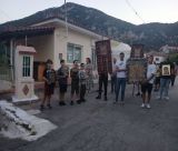 Η περιφορά της Εικόνας της Παναγίας στη Λίμνη Αρκαδίας (εικόνες)