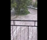 Ζημιές προκάλεσε το χαλάζι στο χωριό Πράσινο Γορτυνίας (vd)
