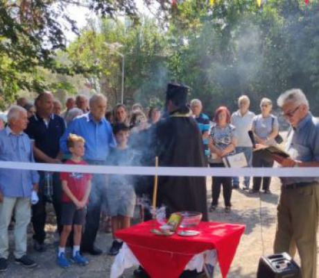 Εγκαίνια δρόμου στο χωριό Πάπαρη Μαντινείας (εικόνες)