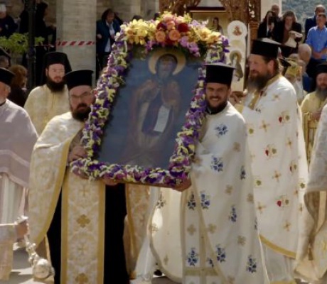 Με λαμπρότητα εορτάσθηκε η Ανακομιδή των Ι. Λειψάνων του Αγίου Νείλου στον τόπο καταγωγής του (εικόνες)