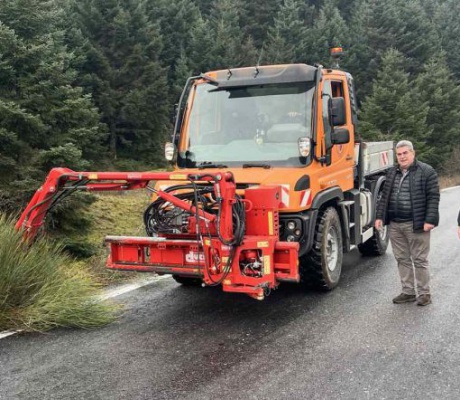Καθαρίστηκε ο δρόμος προς το Χιονοδρομικό Κέντρο Μαινάλου (vd)