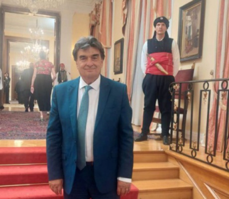 Στο Προεδρικό Μέγαρο για την επέτειο αποκατάστασης της Δημοκρατίας ο Γιαννακούρας (εικόνες)