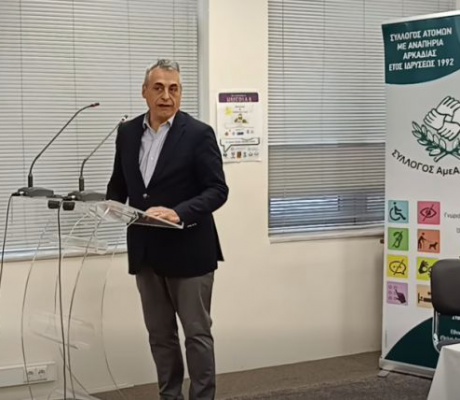 Κώστας Τζιούμης | Το κοινωνικό αποτύπωμα του Δήμου Τρίπολης με έργα προσβασιμότητας και δομές στήριξης ΑμεΑ (vd)