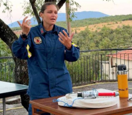 Σουλάρι | Ενημέρωση πολιτών για την πρόληψη και την Πυροσβεστική Παιδεία από την Παρασκευή Βοϊτσίδου