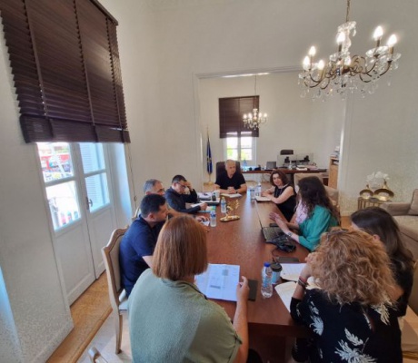 Συνάντηση εργασίας του Περιφερειάρχη Πτωχού με τη νέα Πρύτανη του Πανεπιστημίου Πελοποννήσου Σοφία Ζυγά