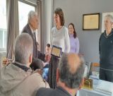 Σύλλογος Δολιανιτών Αθήνας | Συγκίνηση και τιμητική πλακέτα προς το παλαιότερο μέλος του Συλλόγου κ. Λυμπέρη Οικονόμου (εικόνες)