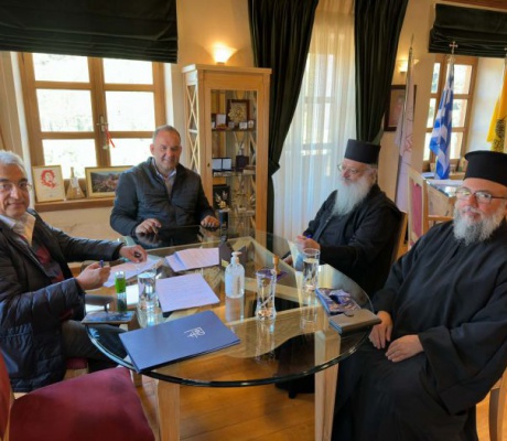 Υπεγράφη η σύμβαση για το έργο αντιστήριξης του δρόμου προς την Ιερά Μονή Αιμυαλών