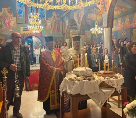 Μέγας Πανηγυρικός εσπερινός στον Ιερό Ναό Αγίου Νικολάου Μηλιάς (εικόνες)
