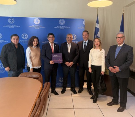 Στον Γενικό Πρόξενο της Ελλάδας στο Σικάγο ο Δήμαρχος Τρίπολης | Τζιούμης: «Ενισχύουμε τη συνεργασία και την επικοινωνία μας με τους ομογενείς μας»