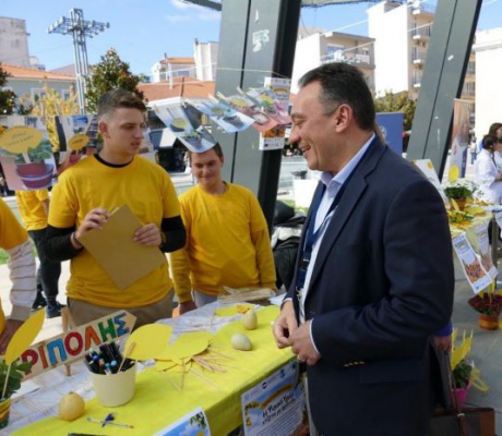 Βλάσης: "Σήμερα τα παιδιά της Τρίπολης έστειλαν ένα ισχυρό μήνυμα για την ψυχική υγεία" (εικόνες)