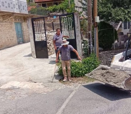 Ολοκληρώθηκαν παρεμβάσεις οδοποιίας και ανάπλασης στο Περδικονέρι