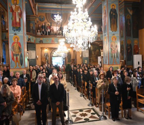 Πολυαρχιερατικό Συλλείτουργο στην Τρίπολη για τους Πολιούχους της Αγίους Νεομάρτυρες Δημήτριο και Παύλο (εικόνες)