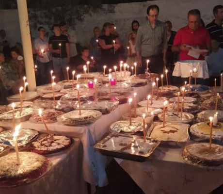 Γιορτή του Αγίου Φανουρίου στο εξωκλήσι του Αγίου Ιωάννου του Ψηλονόμου