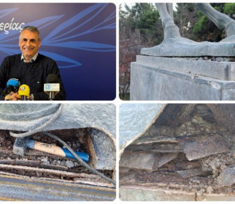 Κώστας Τζιούμης: «55 χρόνια μετά συντηρούμε και τον Ανδριάντα του Θεόδωρου Κολοκοτρώνη» (vd)