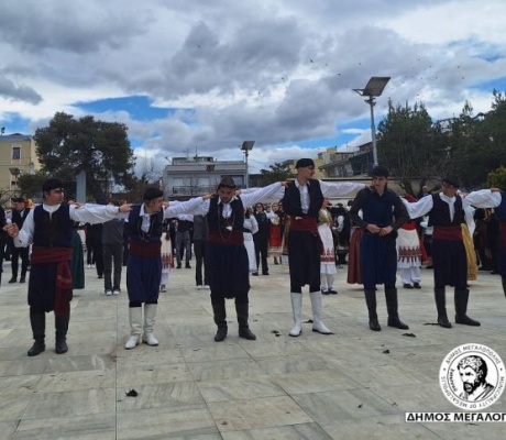 Η επέτειος της 25ης Μαρτίου στη Μεγαλόπολη (εικόνες)