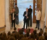 Μαθητές και μαθήτριες του Γυμνασίου Μεγαλόπολης υποδέχθηκε ο Βλάσης στη Βουλή (εικόνες)