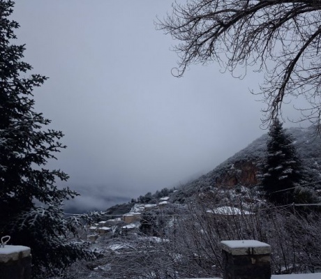 Στεμνίτσα, Κυριακή πρωί σε λευκό κλοιό (εικόνες)