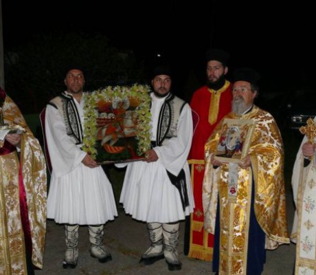 Η γιορτή του Αγίου Γεωργίου στο Ελαιοχώρι (εικόνες)