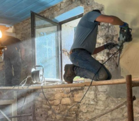 Μοναστηράκι Γορτυνίας | Ξεκίνησαν οι εργασίες στον Ιερό Ναό Αγίου Νικολάου (εικόνες)
