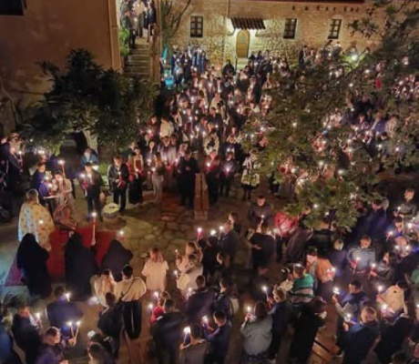 Ανάσταση σε ένα από τα ομορφότερα μοναστήρια της Αρκαδίας...