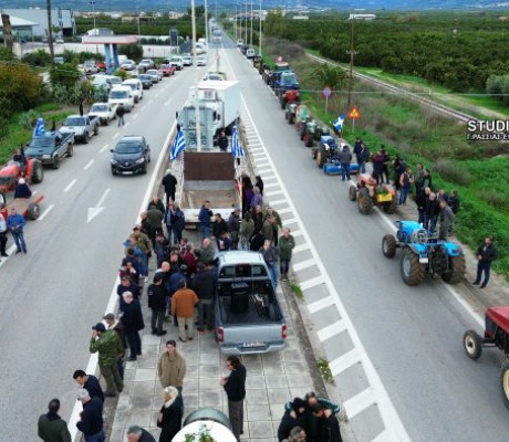 Αγρότες | Έκλεισαν κεντρικό κόμβο στην είσοδο της Αργολίδας