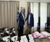 Θεσμική συνάντηση του Δημάρχου Γορτυνίας με τον Γενικό Γραμματέα Αυτοδιοίκησης του Υπουργείου Εσωτερικών