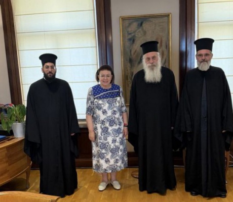 Με την Υπουργό Πολιτισμού συναντήθηκε ο Μητροπολίτης Επιφάνιος