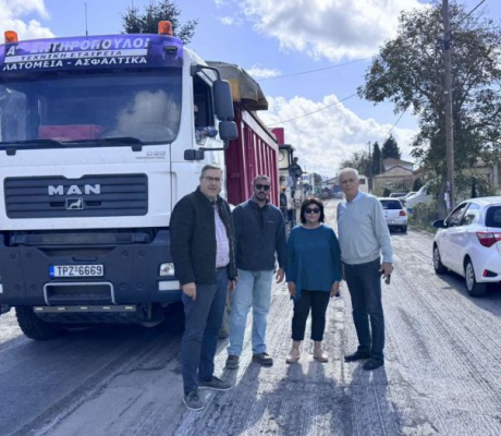 Συνεχίζονται οι εργασίες συντήρησης και ασφαλτόστρωσης στην Εθνική Οδό Τρίπολης – Σπάρτης