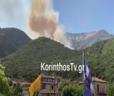 Νέα μεγάλη αναζωπύρωση στο Φενεό Κορινθίας