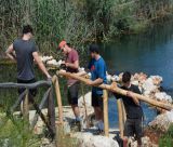 Αρκαδία | Μαθητές από τη Γερμανία πρόσφεραν εθελοντική εργασία για υποδομές πρόσβασης στους καταρράκτες της Λεπίδας (εικόνες)