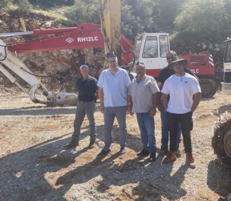Προχωρούν οι εργασίες για το δρόμο προς τη Μονή Γοργοεπηκόου Νεστάνης (εικόνες)