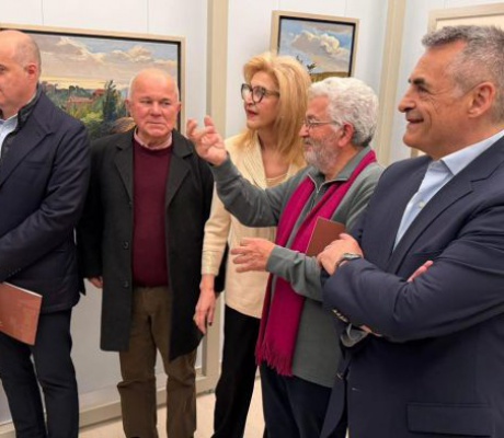 «Αίσθηση Φωτός»  | Εγκαινιάστηκε η ατομική έκθεση του ζωγράφου Βασίλη Τάγκαλου στη δημοτική Πινακοθήκη (εικόνες - βίντεο)