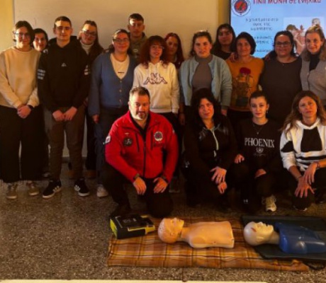 Δράση Πρώτων Βοηθειών στο ΙΕΚ Τρίπολης (εικόνες)