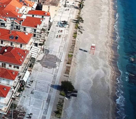 Τρίμηνη παράταση στο έργο ανάπλασης της παραλιακής οδού Καλλίτση στο Παράλιο Άστρος