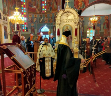 Σε Λεωνίδιο, Μονή Ελώνης, Πελετά, Άγιο Πέτρο και Μονή Μαλεβής ο Μητροπολίτης Επιφάνιος (εικόνες)