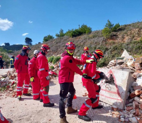 Στο πεδίο εκπαίδευσης η Ελληνική Ομάδα Διάσωσης Αρκαδίας (εικόνες)