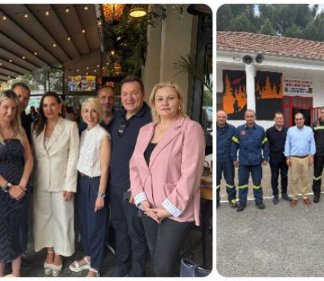 Στην Τρίπολη η Όλγα Κεφαλογιάννη και ο Κώστας Κατσαφάδος - Οι επαφές της Υπουργού Τουρισμού και του Υφυπουργού Κλιματικής Κρίσης (εικόνες)